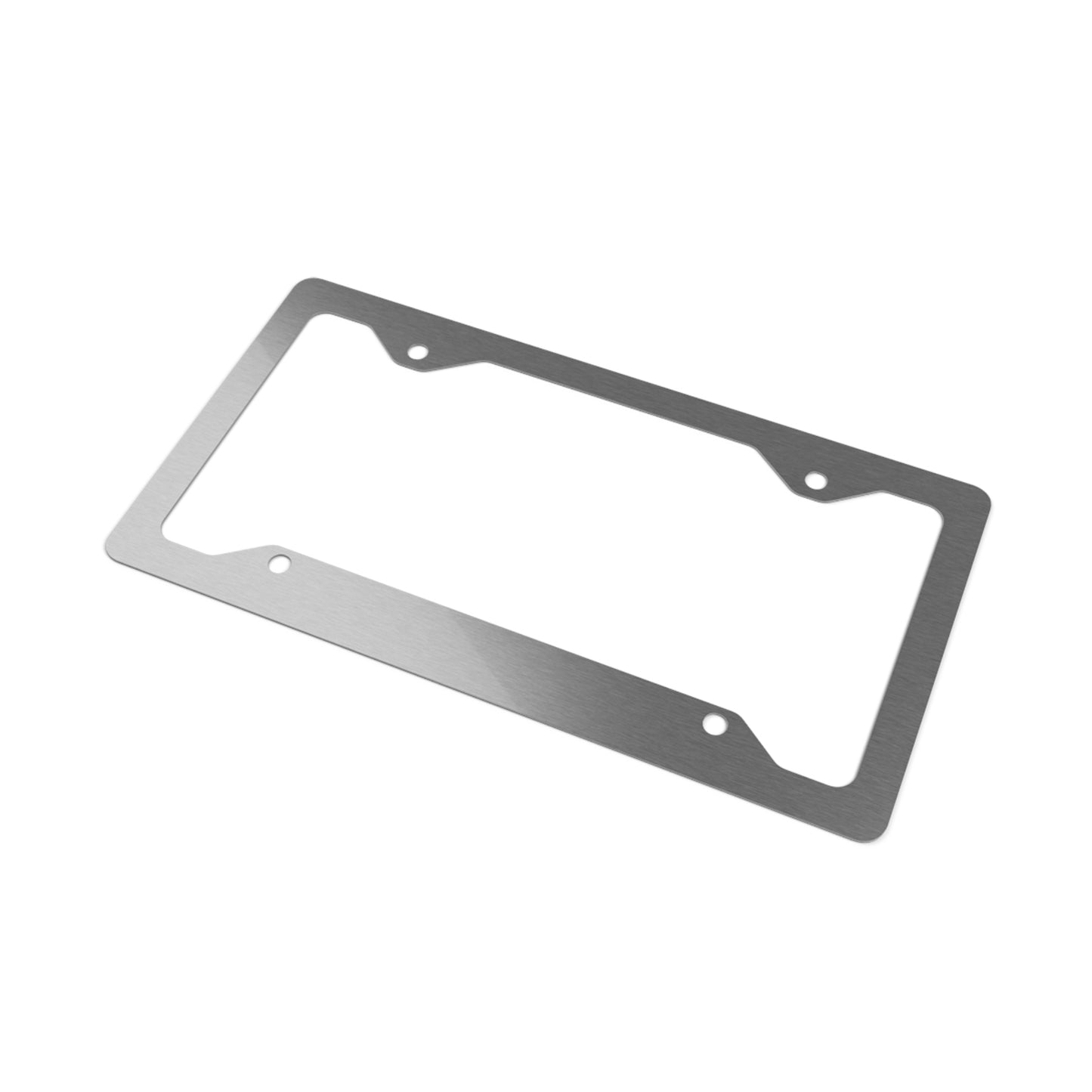 Catch & Release Metal License Plate Frame