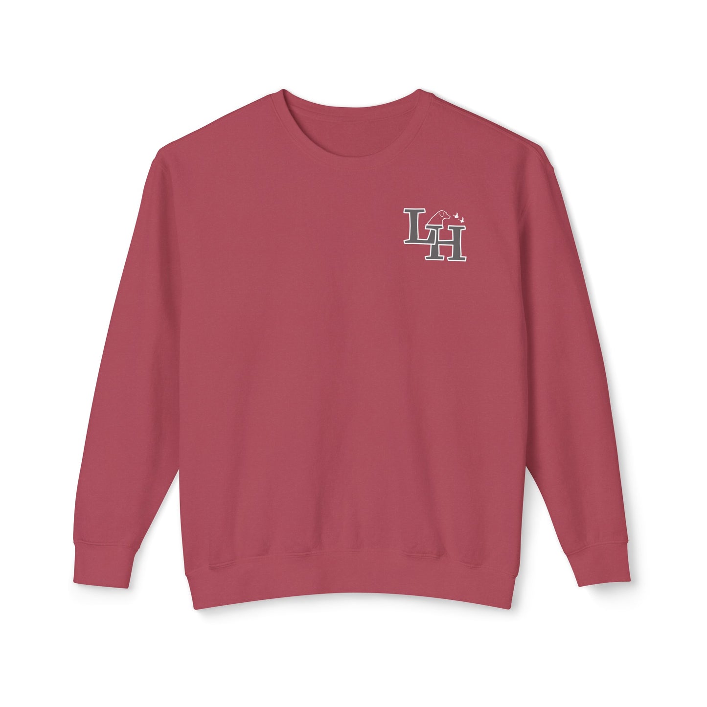 Long Hollow Retrievers - Comfort Colors - Adult Crewneck - Short Logo
