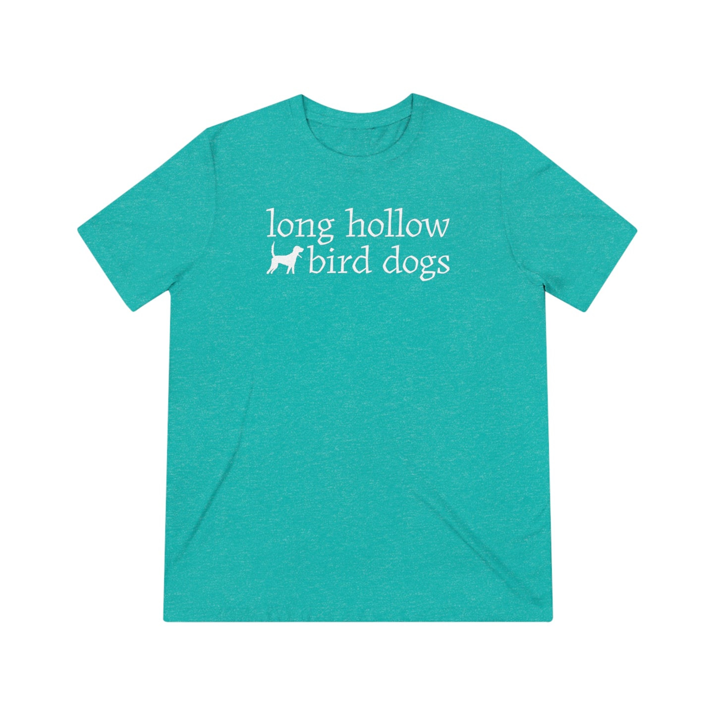 Long Hollow Bird Dogs - Adult Bella Canvas Short Sleeve - Triblend - Full Logo