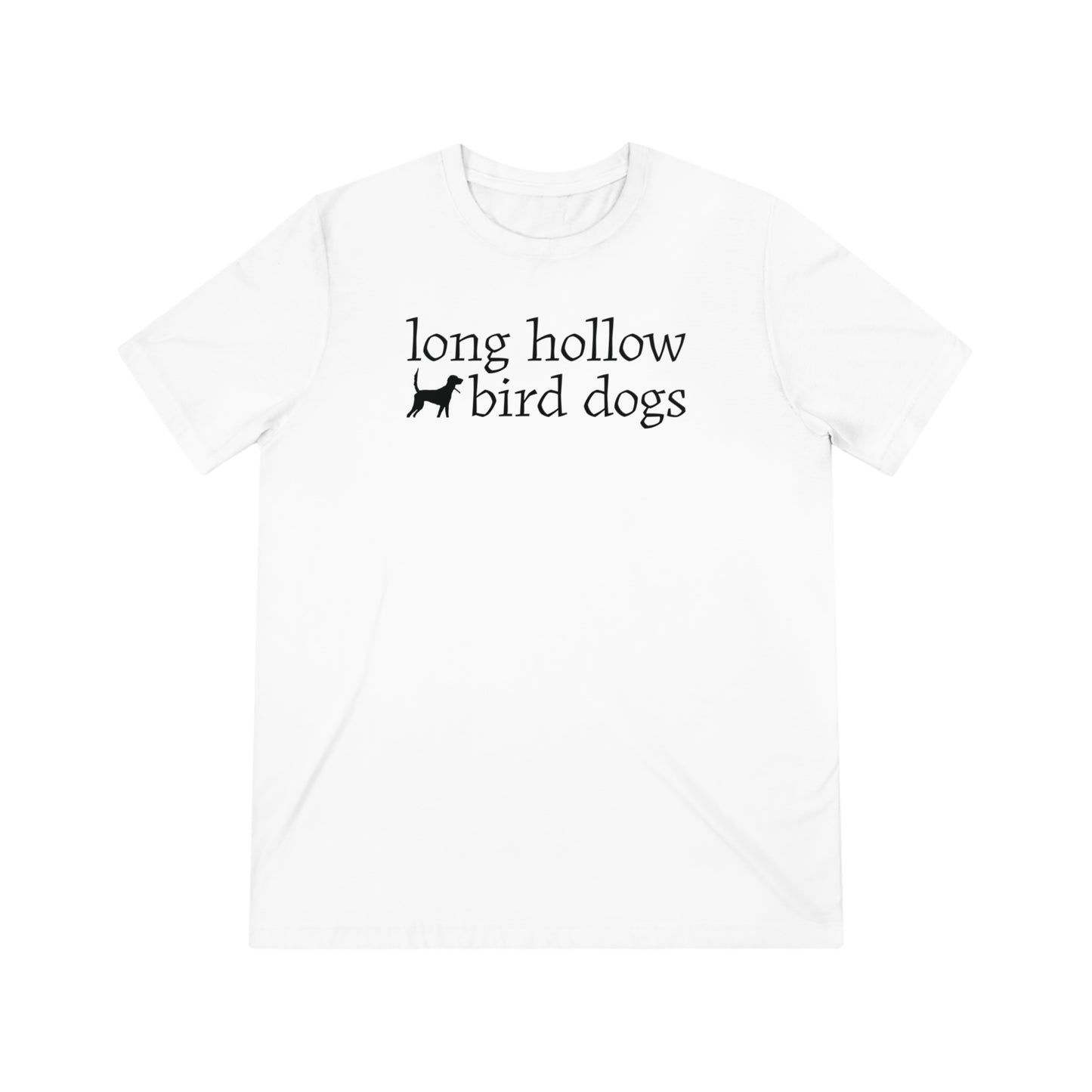 Long Hollow Bird Dogs - Adult Bella Canvas Short Sleeve - Triblend - Full Logo