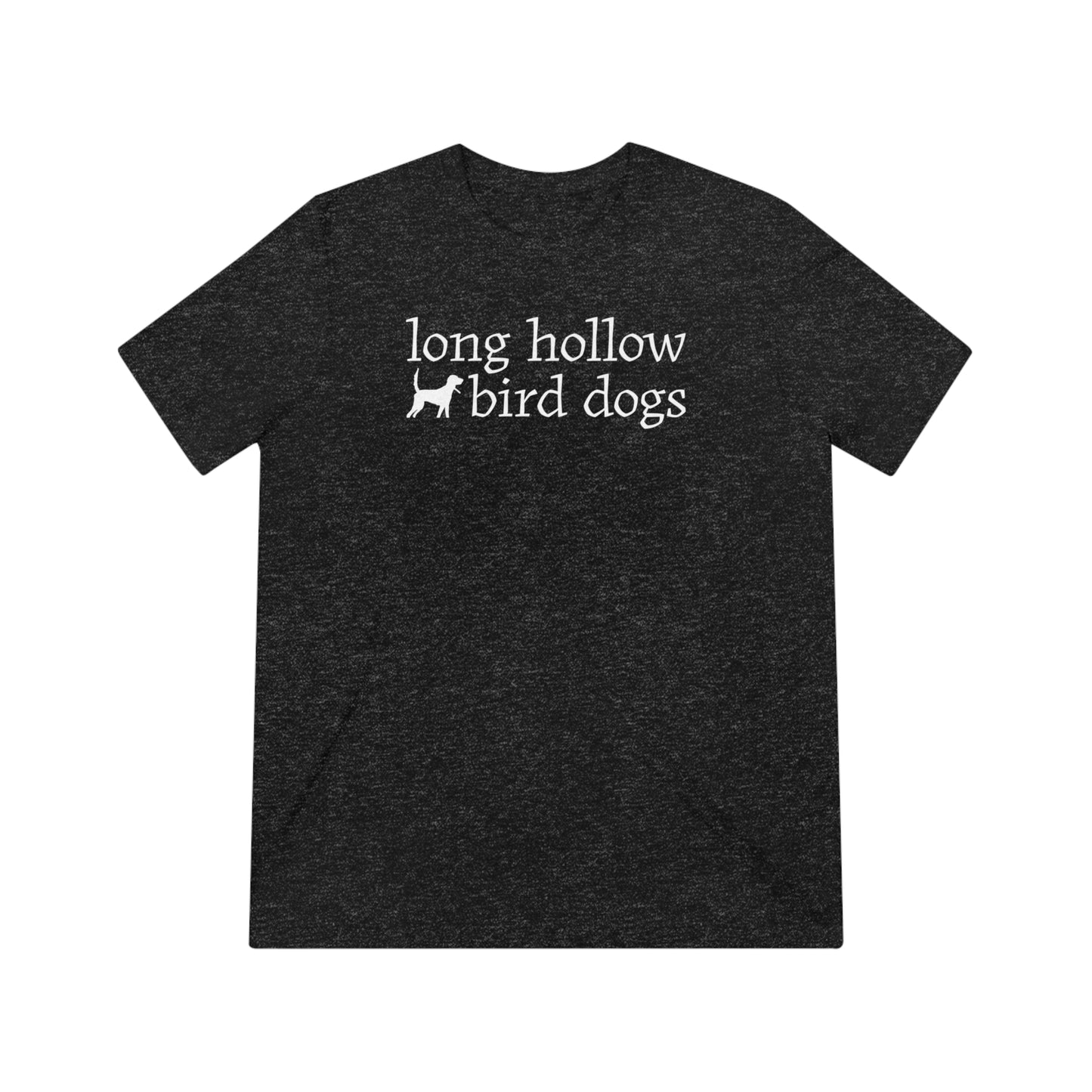 Long Hollow Bird Dogs - Adult Bella Canvas Short Sleeve - Triblend - Full Logo