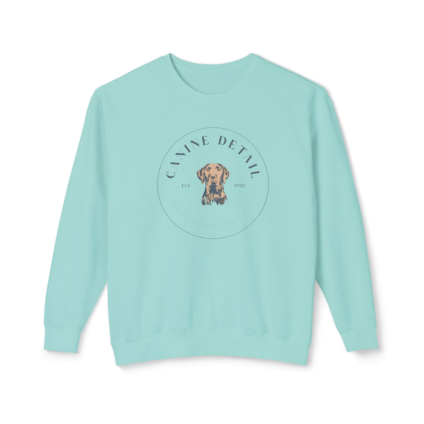Canine Detail - Comfort Colors - Adult Crewneck - Round Logo