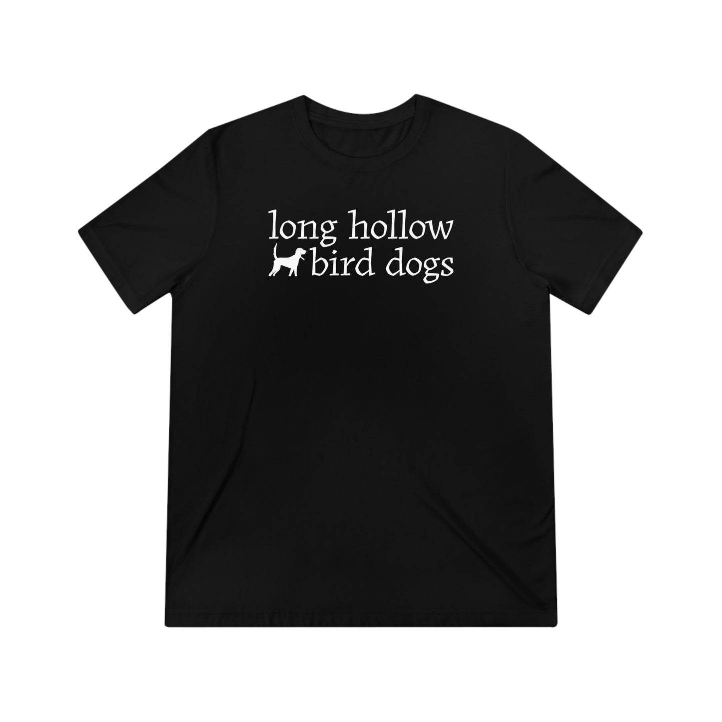 Long Hollow Bird Dogs - Adult Bella Canvas Short Sleeve - Triblend - Full Logo
