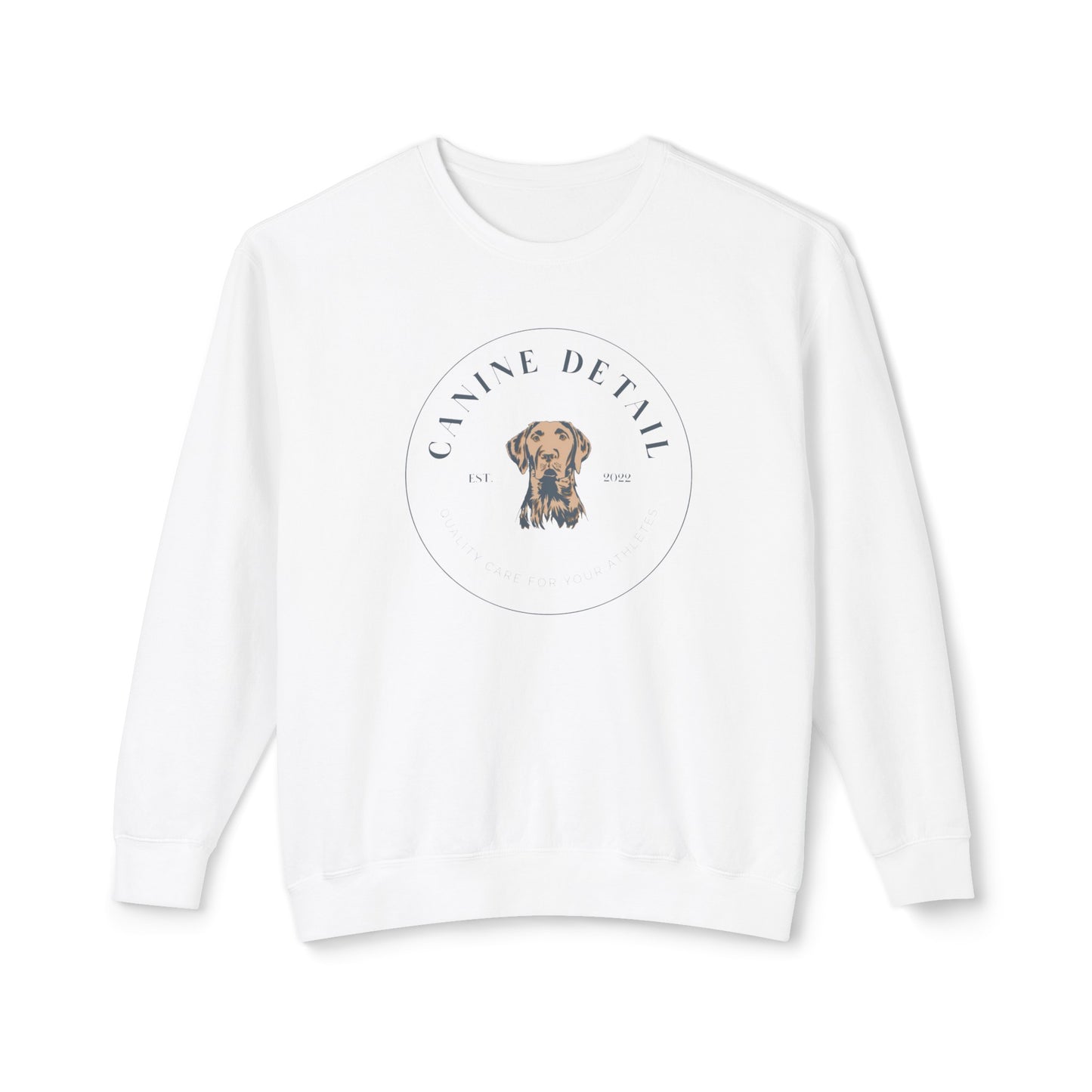 Canine Detail - Comfort Colors - Adult Crewneck - Round Logo