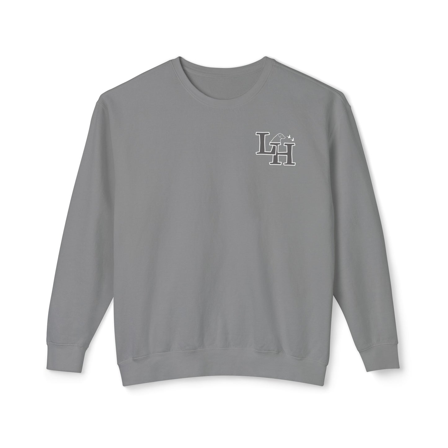 Long Hollow Retrievers - Comfort Colors - Adult Crewneck - Short Logo