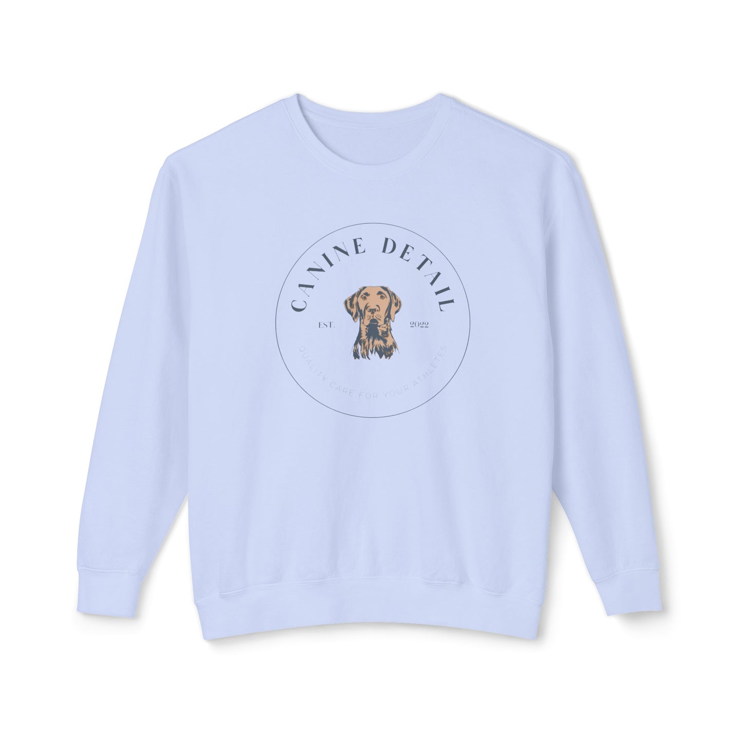 Canine Detail - Comfort Colors - Adult Crewneck - Round Logo