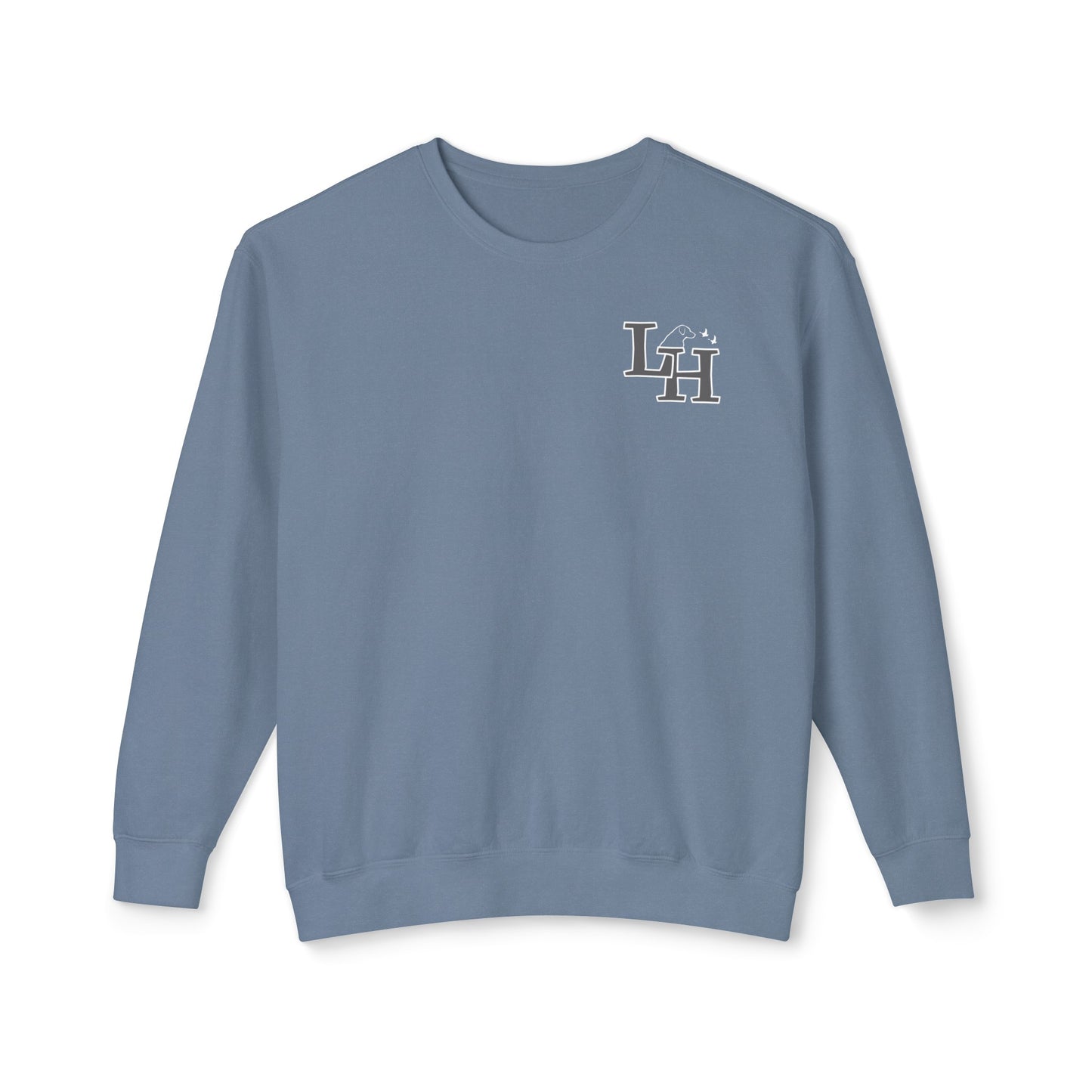 Long Hollow Retrievers - Comfort Colors - Adult Crewneck - Short Logo