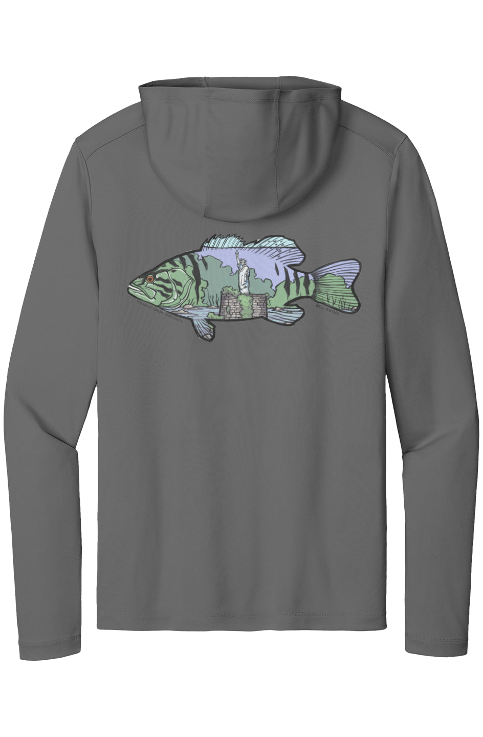 Susquehanna Statue of Liberty Smallmouth UV Pro Hoodie