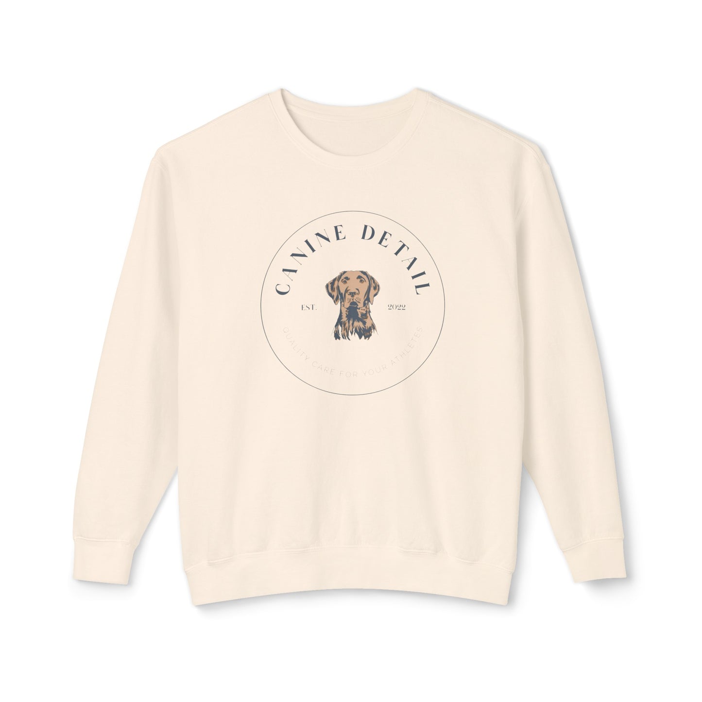 Canine Detail - Comfort Colors - Adult Crewneck - Round Logo