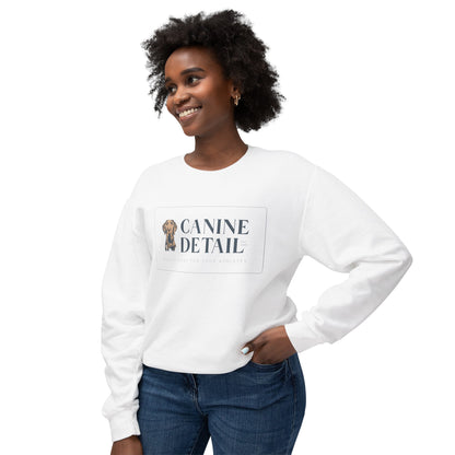 Canine Detail  - Comfort Colors - Adult Crewneck - Rectangle Logo