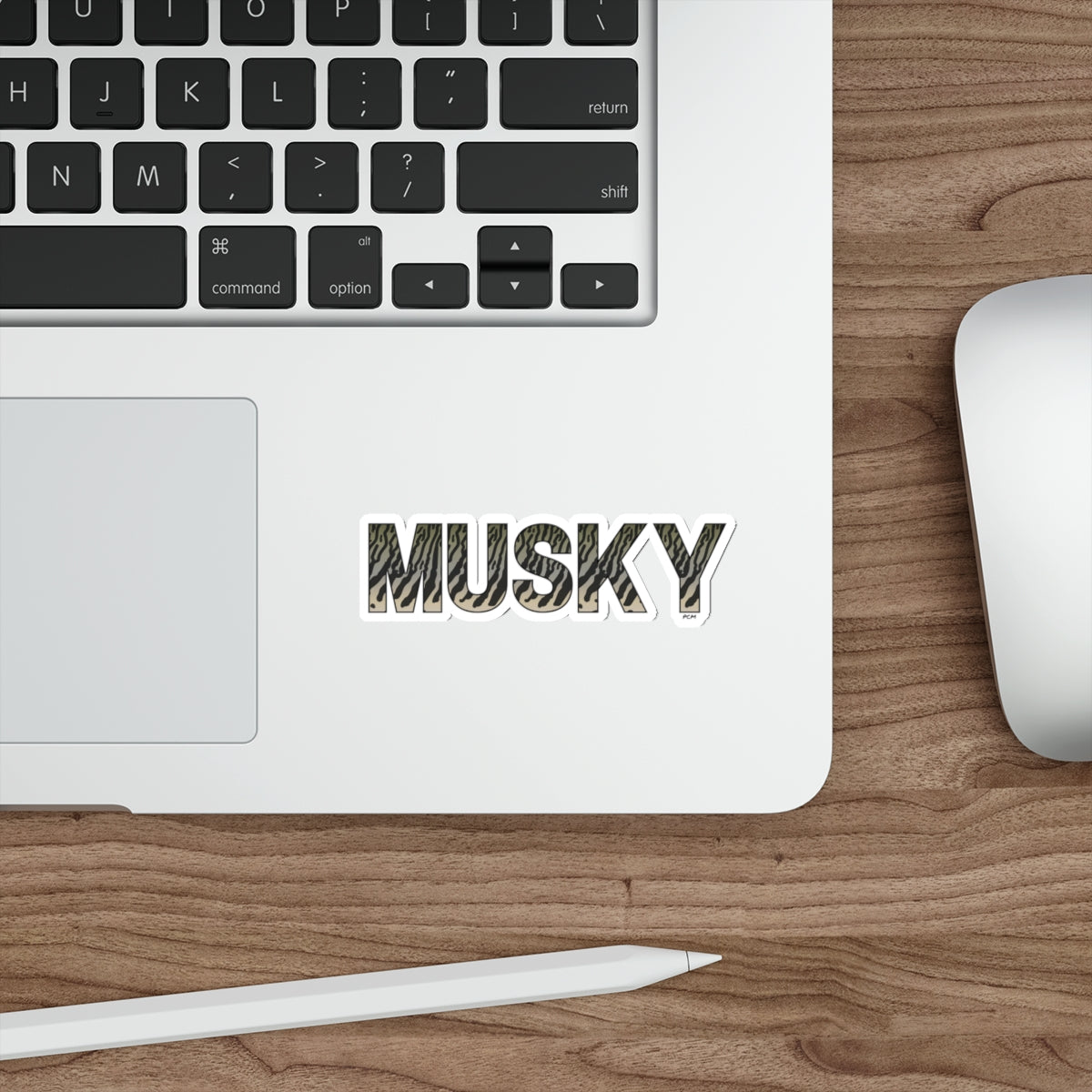 Musky SKIN Letters Die-Cut Sticker