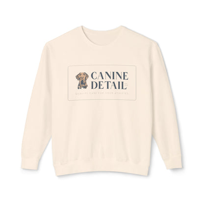 Canine Detail  - Comfort Colors - Adult Crewneck - Rectangle Logo