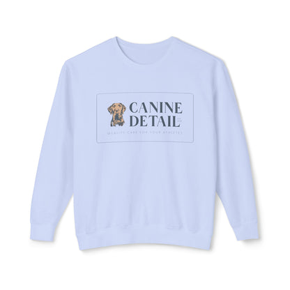 Canine Detail  - Comfort Colors - Adult Crewneck - Rectangle Logo