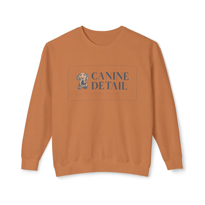 Canine Detail  - Comfort Colors - Adult Crewneck - Rectangle Logo