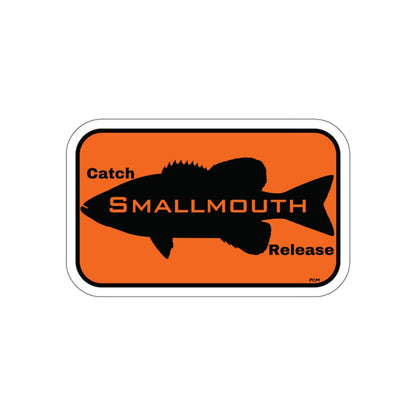 Smallmouth Catch and Release Die-Cut Sticker