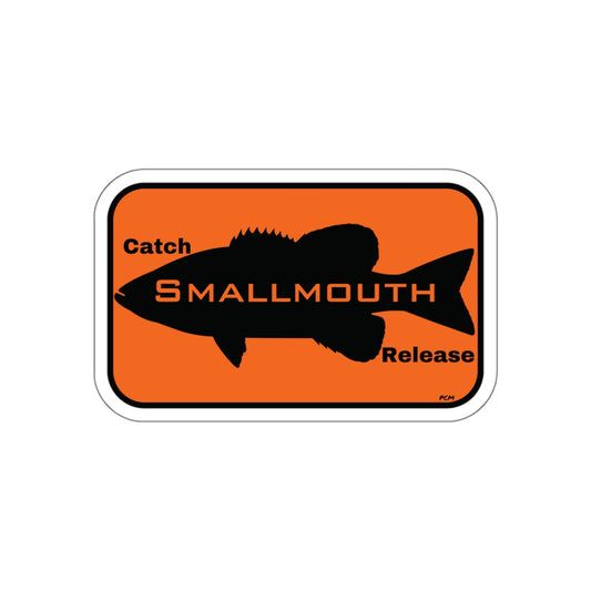 Smallmouth Catch and Release Die-Cut Sticker