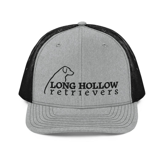 Long Hollow Retrievers - 112 Richardson Trucker Hat - Heather Gray/Black